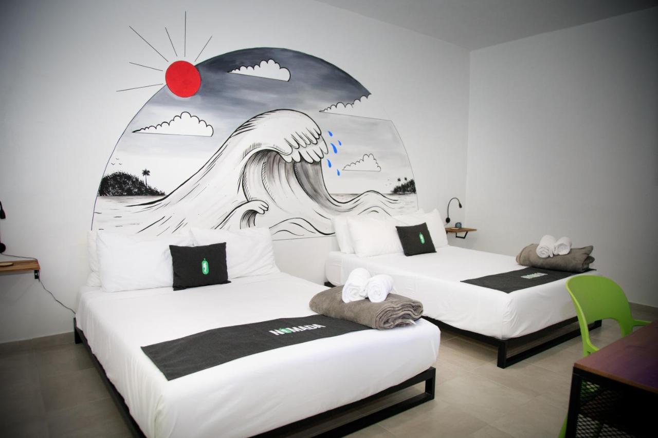 Nomada Beach Hostel- Isla Verde سان خوان المظهر الخارجي الصورة